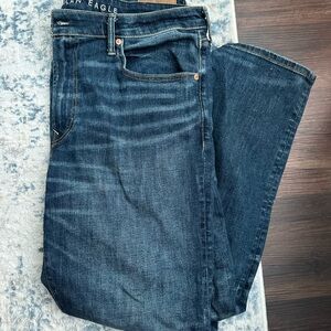 American Eagle Outfitters Blue Straight Jeans Classic Style